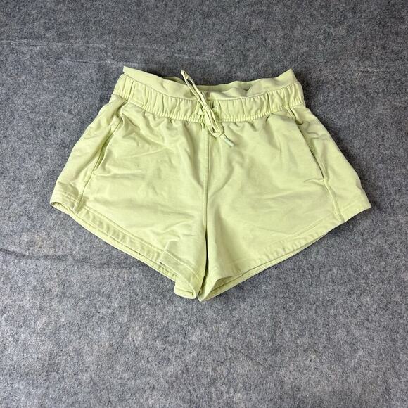 Lululemon Inner Glow HR Short 3” Size 4 Crispin Green Neon GDTN 00524 Flaws - Picture 1 of 10